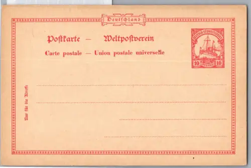 Deutsche Kolonien Südwestafrika P 14 als Ganzsache ungelaufen #DGE29