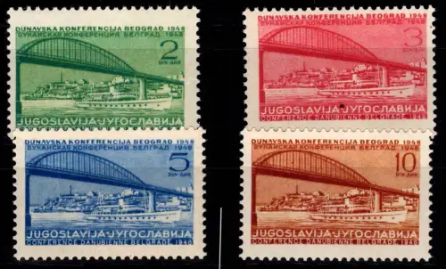 Jugoslawien 548-551 postfrisch #DGN02