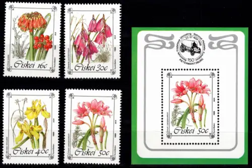 Südafrika Ciskei 127-130, Block 3 postfrisch #DGN69