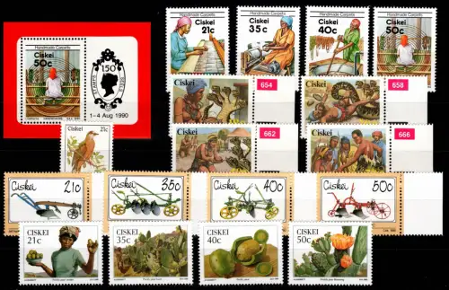 Südafrika Ciskei Jahrgang 1990 postfrisch #DHX05