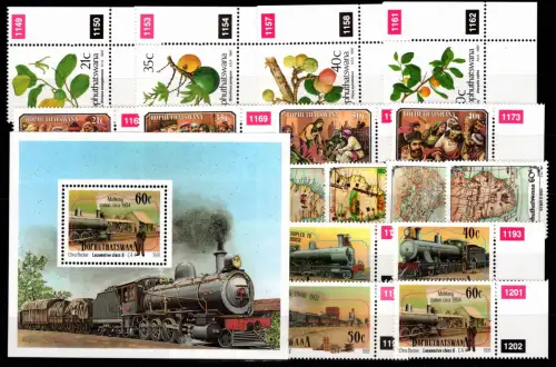 Südafrika Bophuthatswana Jahrgang 1991 postfrisch #DGN99