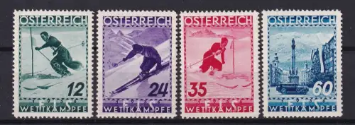 Österreich 623-626 postfrisch 1936, FIS #DGV89