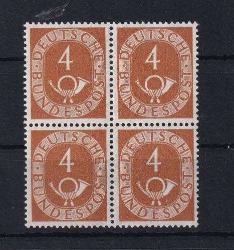 BRD Bund 124 postfrisch als 4er Blocks, ungefaltet #DGV62