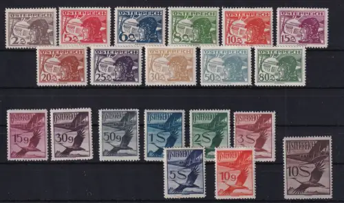 Österreich 468-487 postfrisch 1925, Flugpostmarken #DGV81