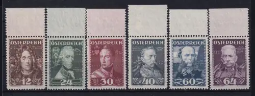 Österreich 617-622 postfrisch Heerführer vom Oberrand #DGV88