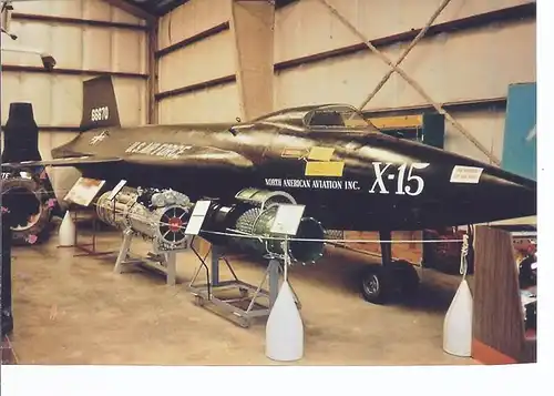 Kampfflugzeug Foto USA AIR FORCE North American X 15 