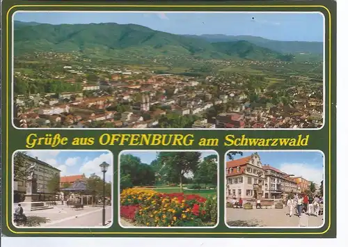 AK5-043 Offenburg am Schwarzwald Mehrbildkarte, Fotokarte 