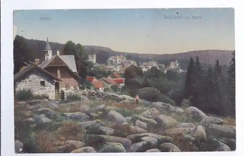 1277 Schierke i. Harz , Partie , Fotokarte 