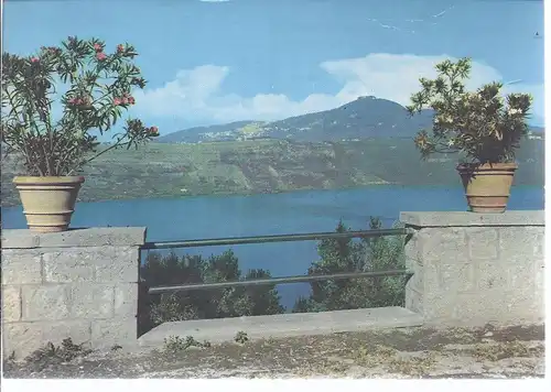 77419  - See von Castel Gandolfo und Blick auf Rocca di Papa und Ciavo Berg