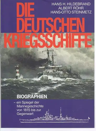 0schr-03 -  Die Deutschen Kriegsschiffe  Biografien , lo unbenutzte Taschenbücher  - Biografien komplett Band 1 - lo 