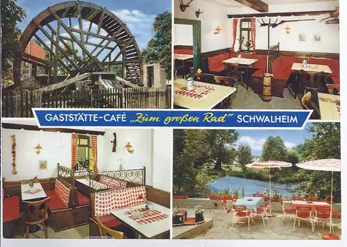 92034 - Gaststätte Cafe  Zum großen Rad , Schwalheim  Mehrbild (4)