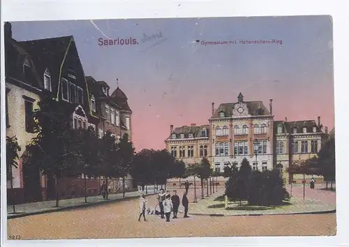 91398 - Saarlouis , Gymnasium mit  Hohenzollernring 