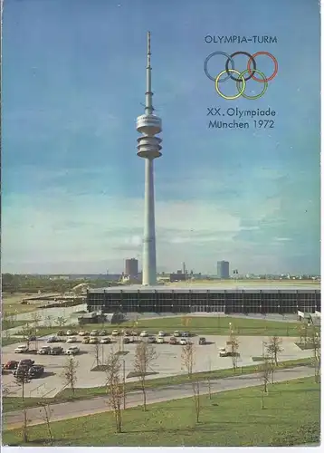 2050-69 München - Oberwiesenfeld -  XX Olympiade 1972 - Olympiaturm 