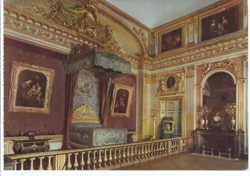 91300 - Versailles Schloß ,  Chambre du Roi au 1701