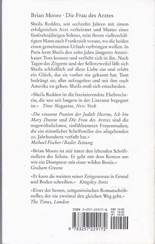 0schr-06 - Brian Moore ,  Die Frau des Arztes , Taschenbuch Diogenes Verlag 