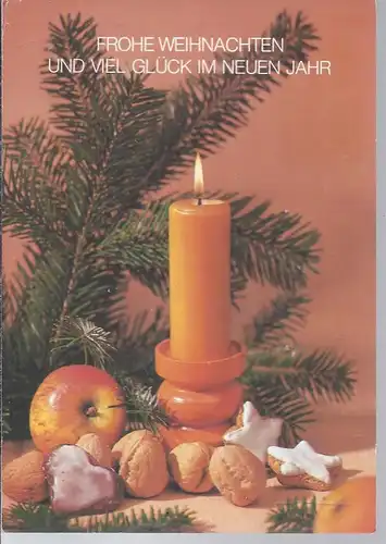 hoki-A-5  Weihnachts u. Neujahrskarte 