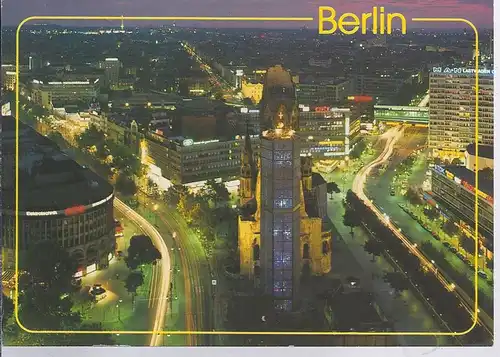 alb-8600 BERLIN , Nachtpanorama 