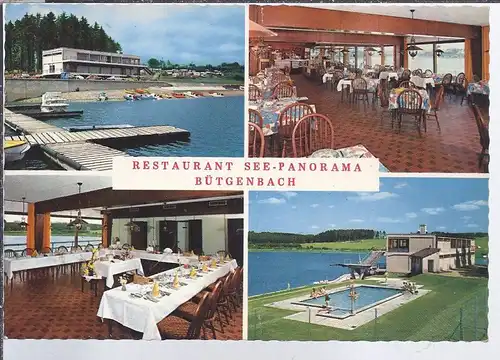 alb-8600 - Bütgenbach Belgien  , Restaurant See Panorama Mehrbild (4)