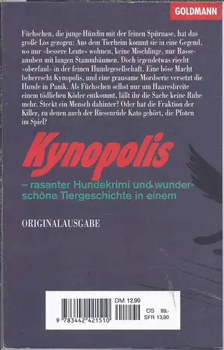 02po-02#  KYNOPOLIS  - HUNDEKRIMI  - Taschenbuch von Christine Lehmann