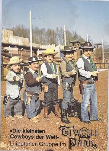 B-I Die kleinsten Cowboys der Welt , Liliputaner Gruppe , Tivoli Park , Höheischweiler 