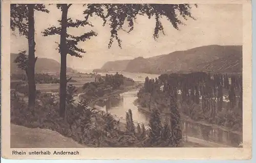 2445  Rhein unterhalb Andernach , Militärpost 