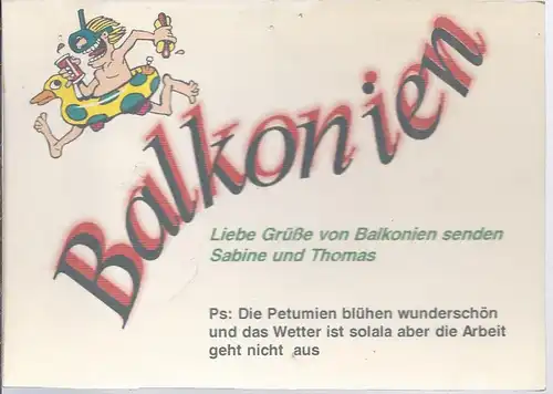 94439  Urlaub in Balkonien 