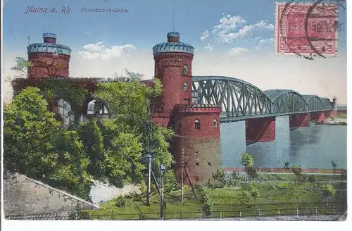 2881 Mainz , Eisenbahnbrücke 