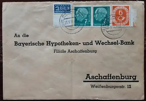 Bundesrep. Deutschland 1956 Nr 181 126 Rundstempel (Datum und/oder Ort klar)
