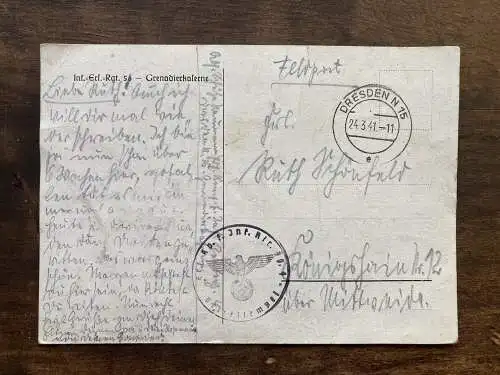 [Feldpostkarte] Feldpostkarte Tag der Wehrmacht. 