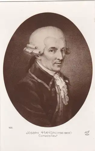 [Künstlerpostkarte reproduziert] Künstlerkarte Joseph Haydn. 