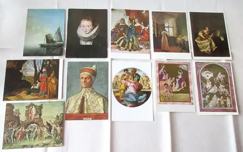 [Künstlerpostkarte reproduziert] Sammlung Kunstpostkarten alte Meister. 