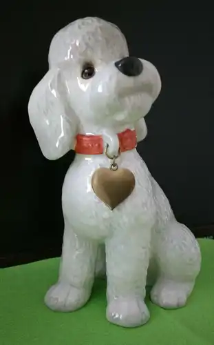Goebel Pudel Weiß sitzend Porzellan ca. 1980-1990