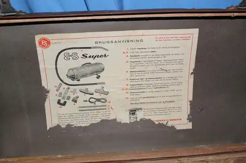 Staubsauger Electro Service Skandinavien 50 /60 jahre Sammlungsauflösung