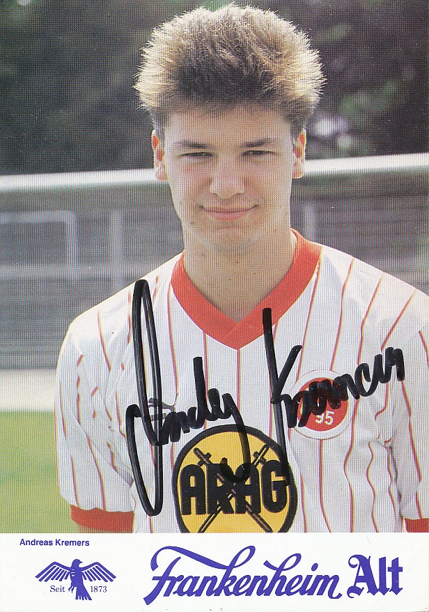 Fußball Fortuna Düsseldorf Andreas Kremers 112 155 Nr 112 155 oldthing Ansichtskarten