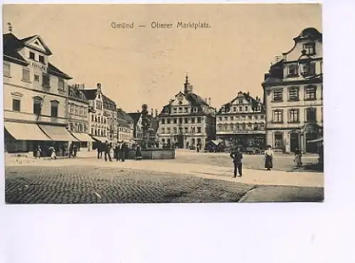 Gmünd Oberer Marktplatz feldpgl1915 14.198