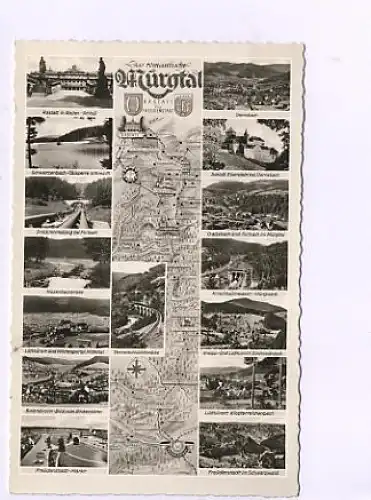 Murgtal Schwarzwald Karte 15 Ansichten ngl 14.272