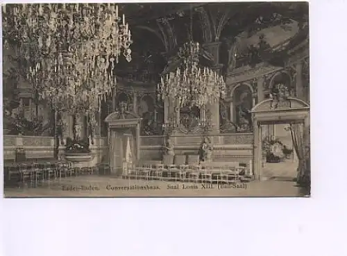 Baden-Baden Conversation Saal Louis XIII. gl1907 14.349