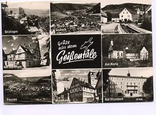 Gruß aus dem Geißentäle 8 Ansichten gl1971 14.342