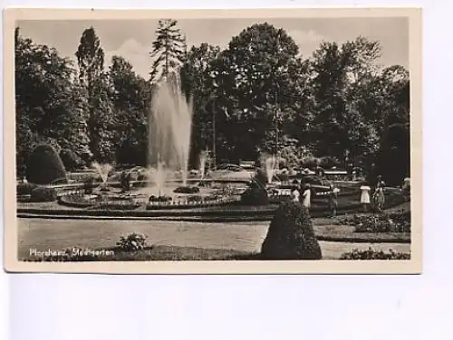 Pforzheim Stadtgarten-Fontaine ngl 14.822