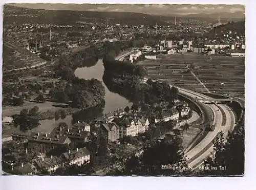 Eßlingen a.Neckar Blick ins Tal gl1963 14.496