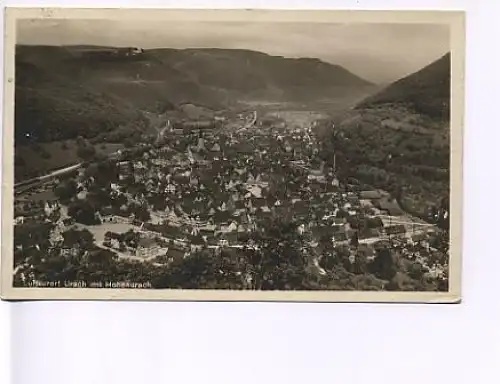 Bad Urach mit Hohenurach gl1931 17.272