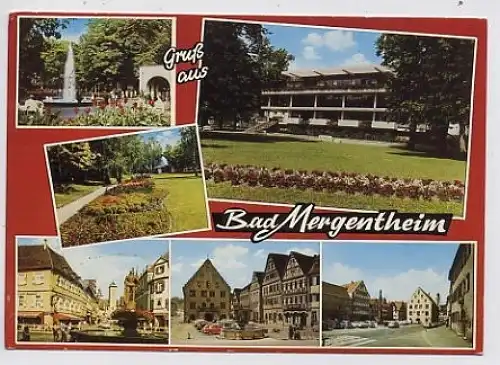 Bad Mergentheim 6 Ansichten gl1972 30.086