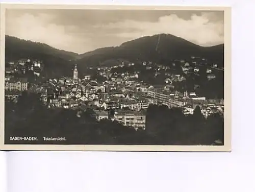 Baden-Baden Totalansicht um 1925 ngl 17.940