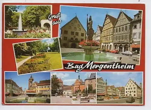 Bad Mergentheim 6 Ansichten gl1984 30.083
