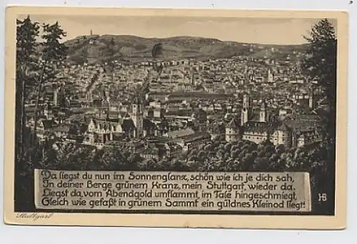 Stuttgart, da liegst Du nun ... gl1933 30.112