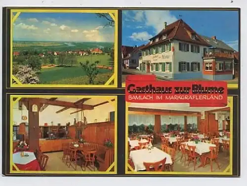 Bamlach b.Bad Bellingen Gasthaus zur Blume ngl 30.272