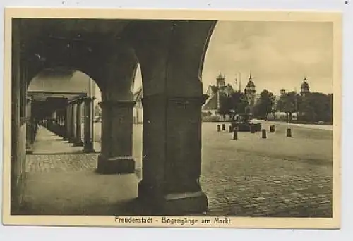 Freudenstadt Bogengänge am Markt ngl 30.318