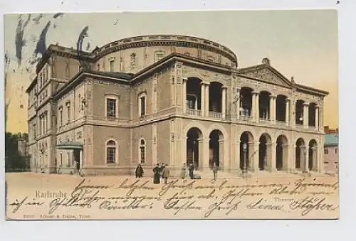 Karlsruhe Theater gl1905 30.734