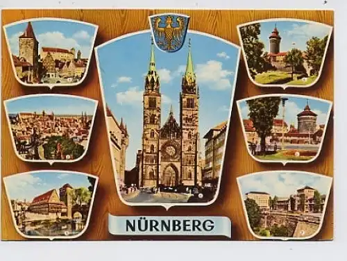 Nürnberg 7 Ansichten gl1971 30.599