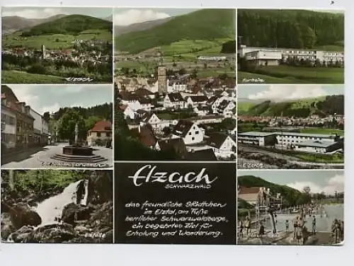 Elzach Schwarzwald 7 Ansichten gl1965 30.817